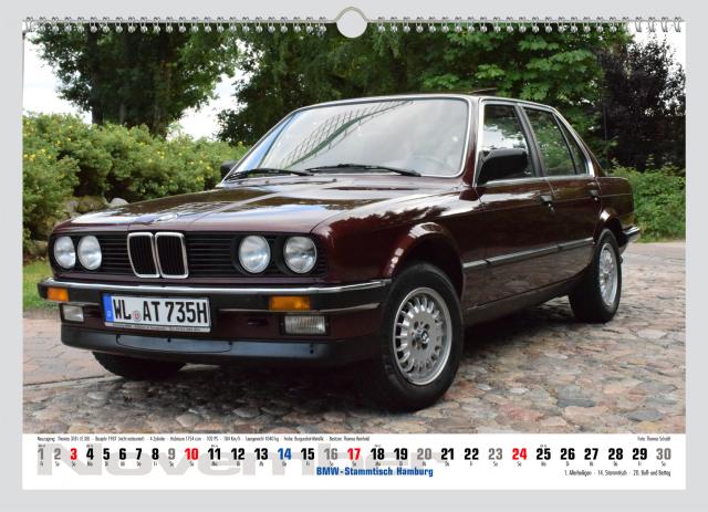 Bild: BMW-Stammtisch Hamburg / Kalender 2019